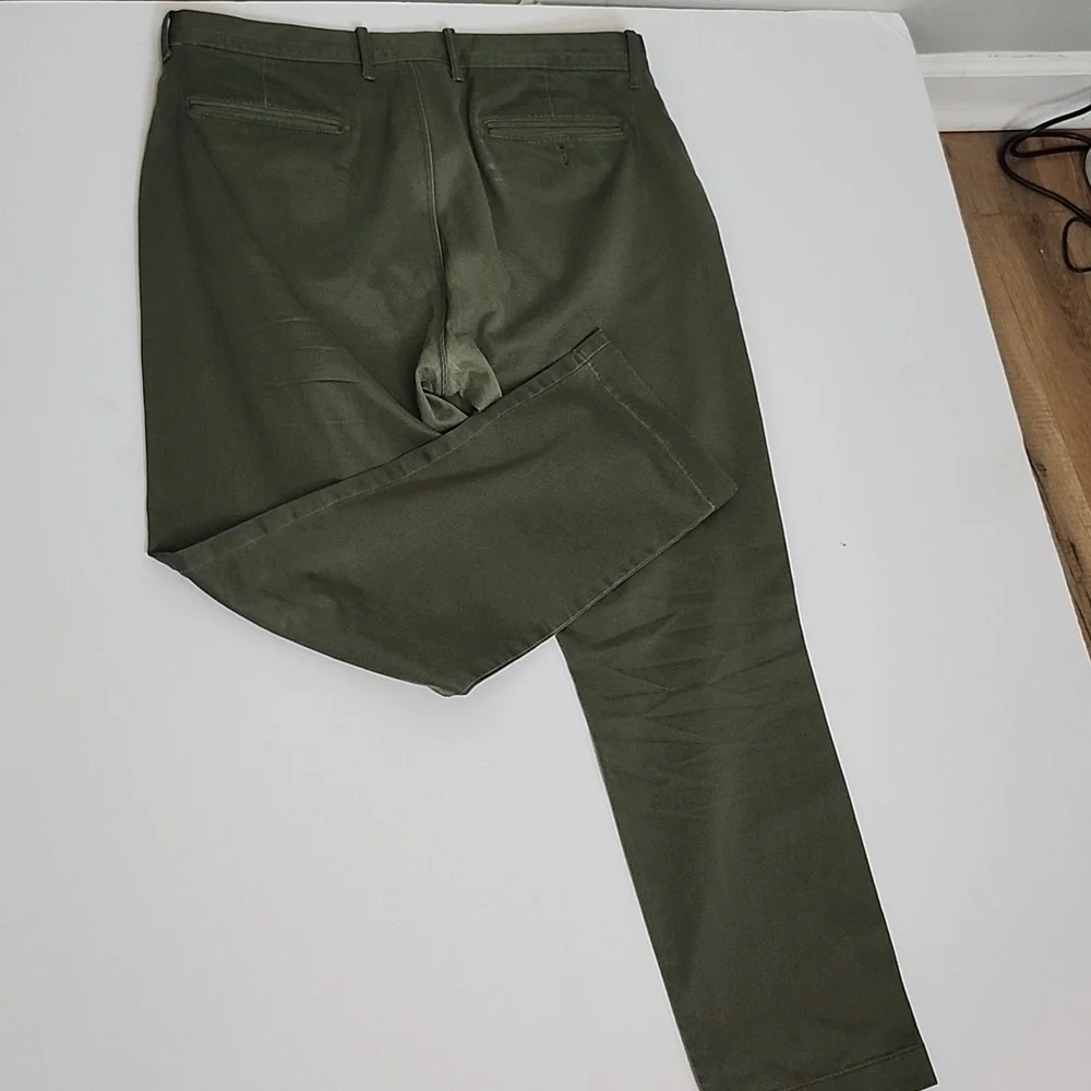 J. Crew Stretch Pants in Olive